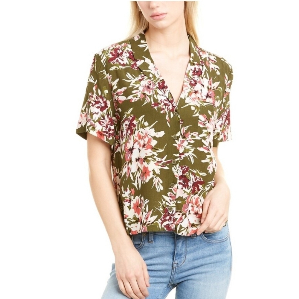 β€οΈ FRENCH CONNECTION FLORIANA CAMP SHIRT / TOP, XS
